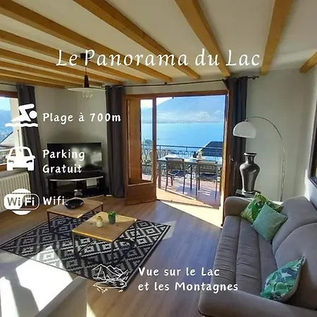 Le Panorama Du - Vue Splendide ! - A 3mn Du * Veyrier-du-Lac